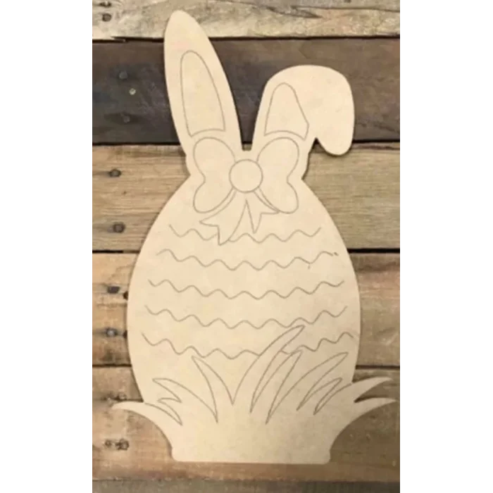 Ahşap Boyama Sevimli Yumurta