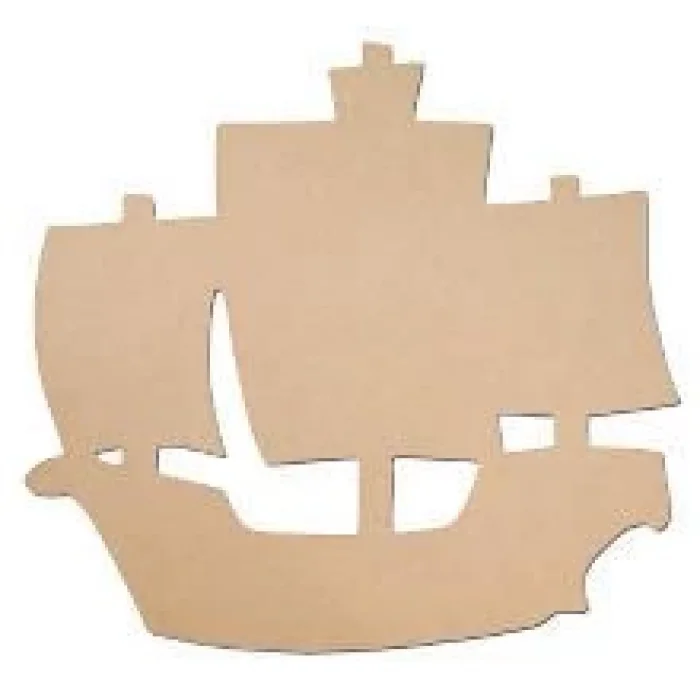 Ahşap Boyama Yelkenli Gemi