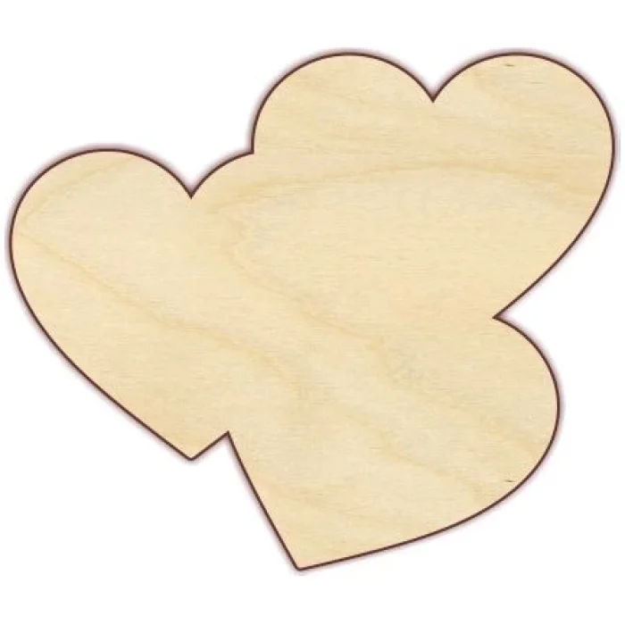 Ahşap Boyama Kalpler