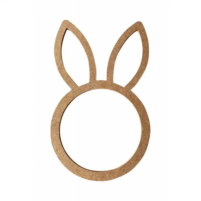 Tavşan Şeklinde MDF Kasnak - 4 mm