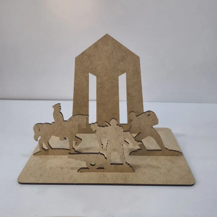 Ahşap Boyama Çanakkale Şehitliği Seti | 18 Mart Anma Etkinlik Ürünü | MDF Çocuk Atölyesi (TOPTAN)