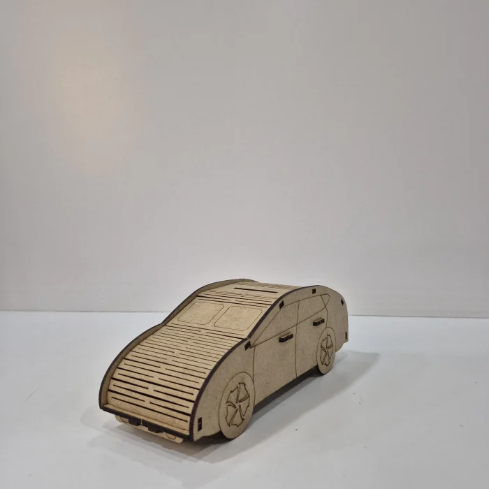 Araba Şeklinde Kumbara Ahşap Boyama Seti | Çocuklar İçin Eğitici Tasarruf ve Boyama Etkinliği | MDF Etkinlik Ürünü (TOPTAN)