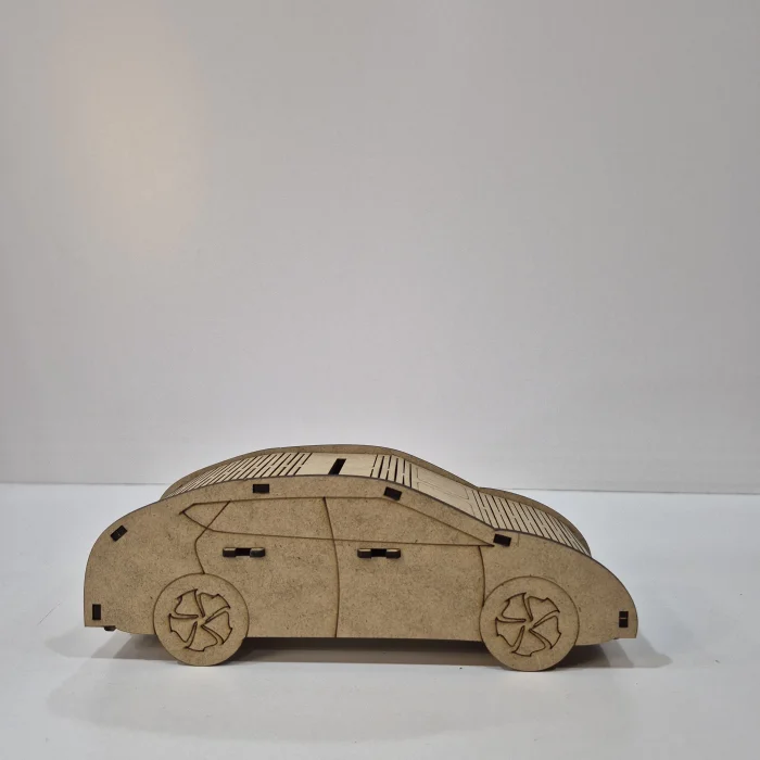 Araba Şeklinde Kumbara Ahşap Boyama Seti | Çocuklar İçin Eğitici Tasarruf ve Boyama Etkinliği | MDF Etkinlik Ürünü (TOPTAN)