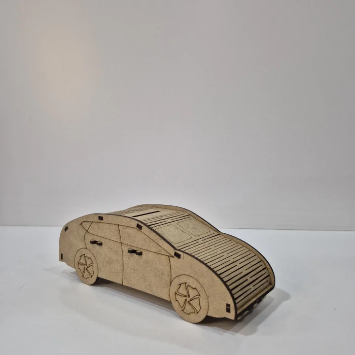 Araba Şeklinde Kumbara Ahşap Boyama Seti | Çocuklar İçin Eğitici Tasarruf ve Boyama Etkinliği | MDF Etkinlik Ürünü (TOPTAN)