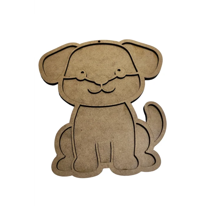 Köpek Mozaik Seti | Çocuklar İçin Eğitici ve Eğlenceli Mozaik Etkinlik Ürünü | MDF Mozaik Boyama