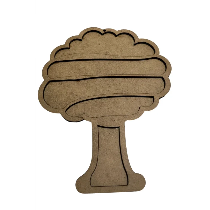 Çınar Ağacı Mozaik Seti | Çocuklar İçin Eğitici Mozaik Etkinlik Ürünü | MDF Mozaik Boyama