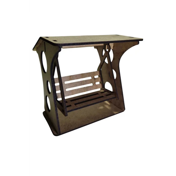 Büyük Boy Salıncak Boyama Seti | Çocuklar İçin Ahşap Boyama Etkinlik Ürünü | MDF Dekoratif Salıncak