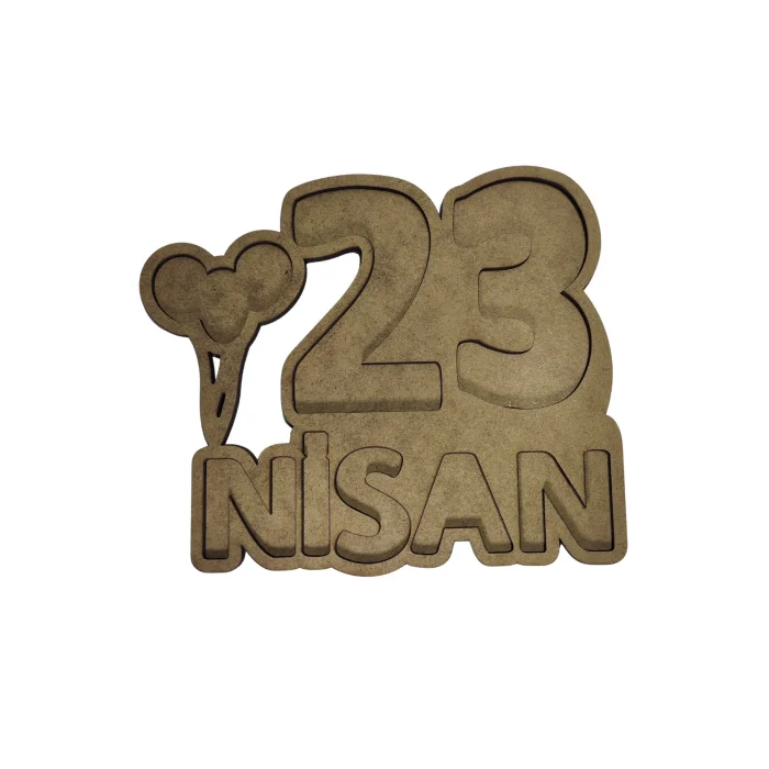 23 Nisan Bayramı Mozaik Seti | Çocuklar İçin Eğitici Mozaik Etkinlik Ürünü | MDF 23 Nisan Boyama