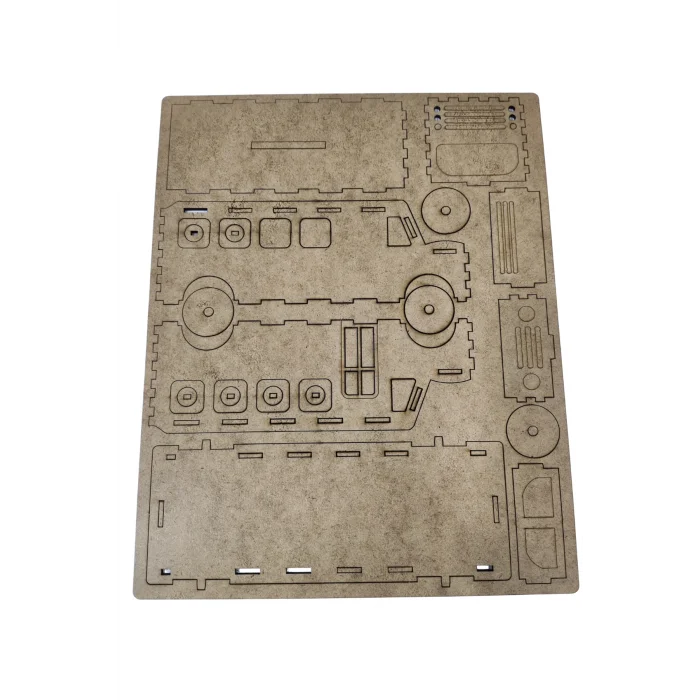 Otobüs Kumbara Boyama Seti | Çocuklar İçin Ahşap Boyama ve Birikim Etkinlik Ürünü | MDF Kumbara Boyama