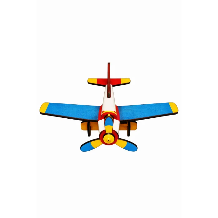 Ahşap Uçak Boyama Seti | Çocuklar İçin Uçak Maketi Boyama Etkinliği | MDF Boyama Ürünü