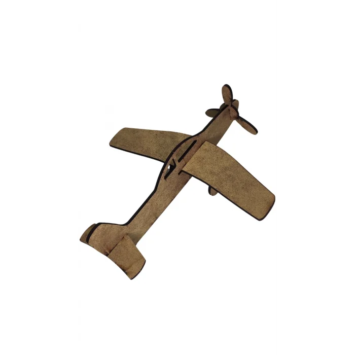 Ahşap Uçak Boyama Seti | Çocuklar İçin Uçak Maketi Boyama Etkinliği | MDF Boyama Ürünü