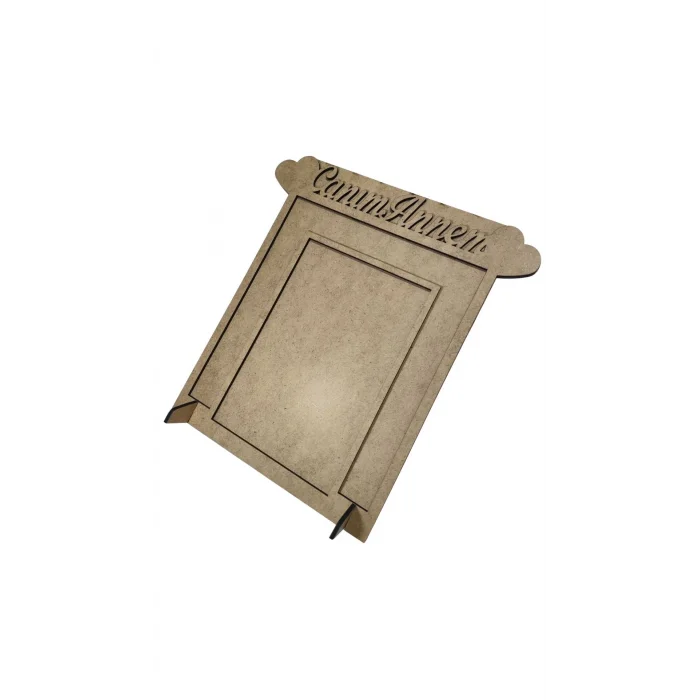 Büyük Boy Canım Annem Mozaik Çerçeve Seti | Anneler Günü Hediyelik Mozaik Etkinlik Ürünü | MDF Fotoğraf Çerçevesi