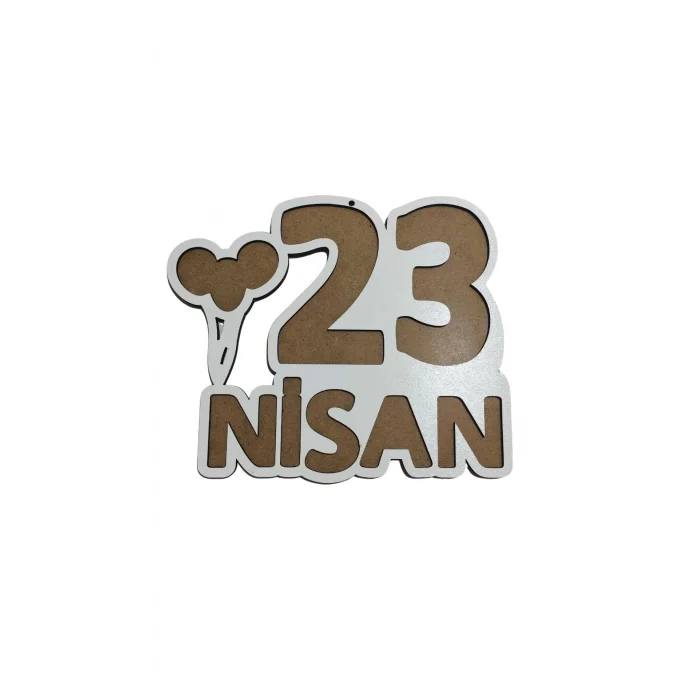 (Çoklu Alım) 23 Nisan Beyaz MDF Mozaik Seti | Kırmızı Taşlı Özel Bayram Etkinlik Ürünü | Çocuklar İçin 23 Nisan Etkinliği