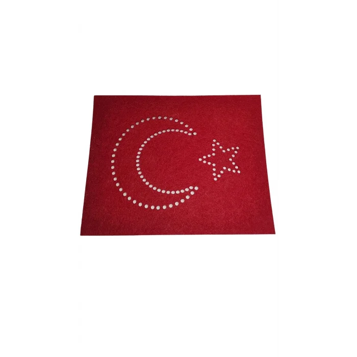 Keçe Türk Bayrağı Etkinlik Seti | Çocuklar İçin Eğitici El İşi ve Bayrak Etkinliği