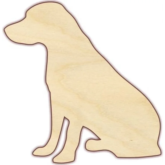 Ahşap Boyama Köpek