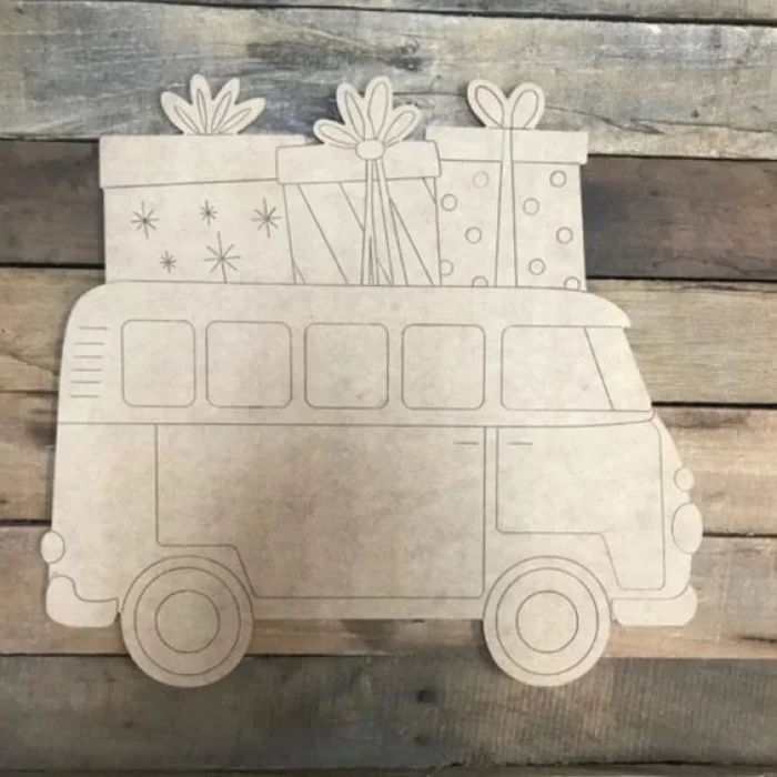 Ahşap Boyama Otobüs