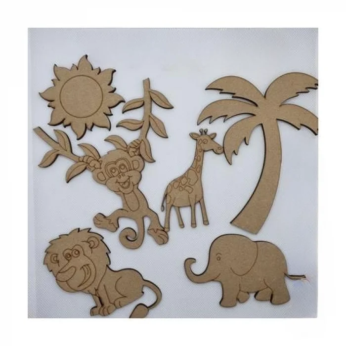 Ahşap Boyama Sevimli Hayvanlar 2