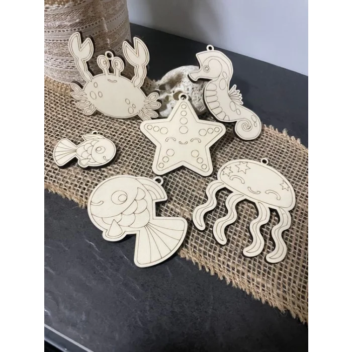 Ahşap Boyama Sevimli Hayvanlar 4