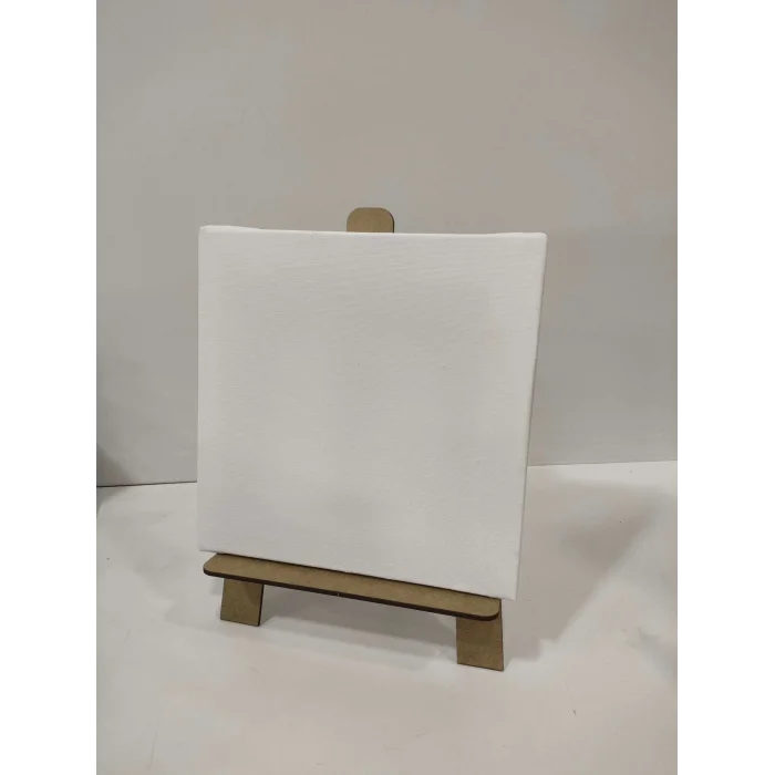 Ahşap Şövale 20x20 Tuval İçin | MDF Şövale Standı | Resim ve Etkinlik Şövalesi