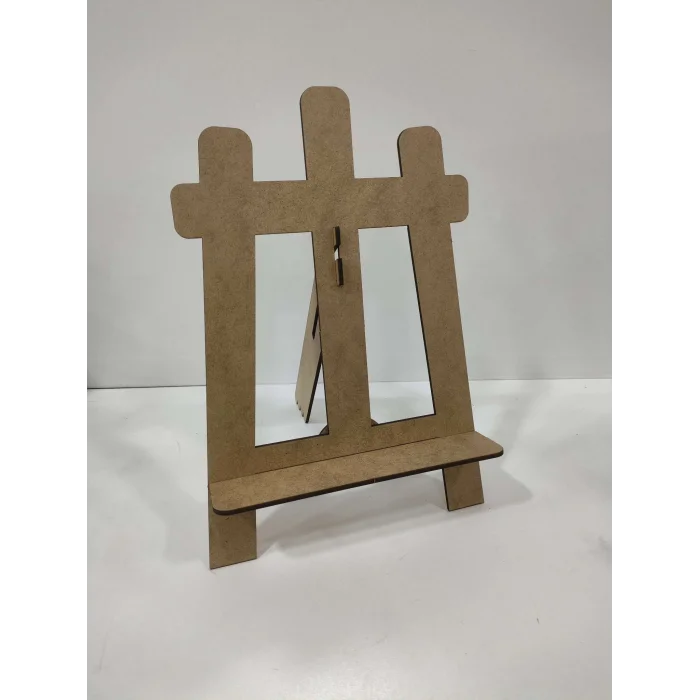 Ahşap Şövale 20x20 Tuval İçin | MDF Şövale Standı | Resim ve Etkinlik Şövalesi