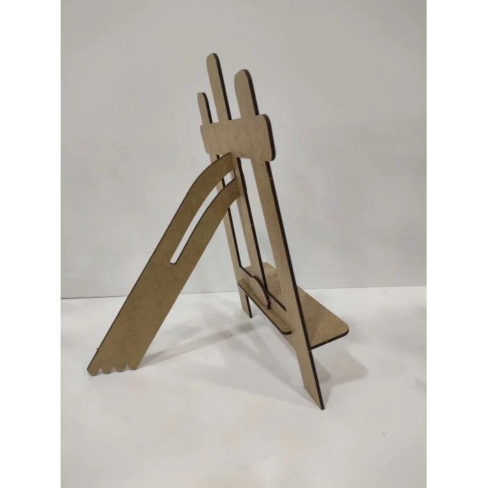 Ahşap Şövale 20x20 Tuval İçin | MDF Şövale Standı | Resim ve Etkinlik Şövalesi