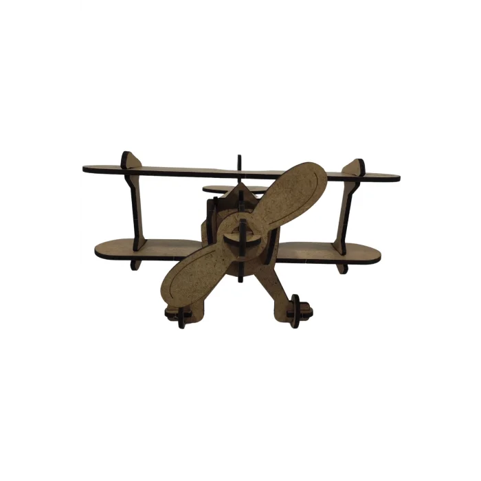 Ahşap Uçak Boyama Seti – 3D Demonte Boyanabilir Ahşap Uçak