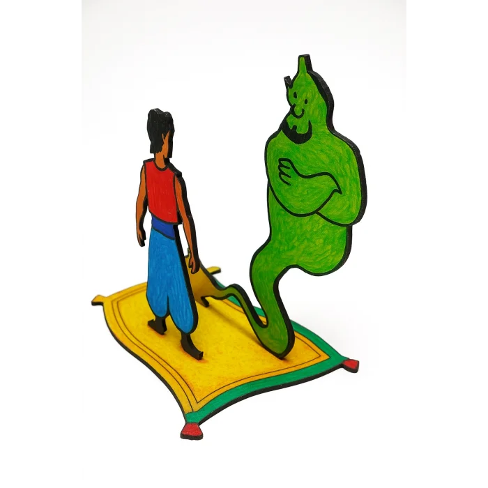 Aladdin’in Lambasının Cini – mdf Ahşap Boyama ve Dekoratif Etkinlik Seti