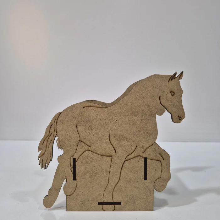 At Figürlü Kalemlik Ahşap Boyama Seti | Çocuklar İçin Eğitici ve Eğlenceli Boyama Etkinliği | MDF Etkinlik Ürünü (TOPTAN)