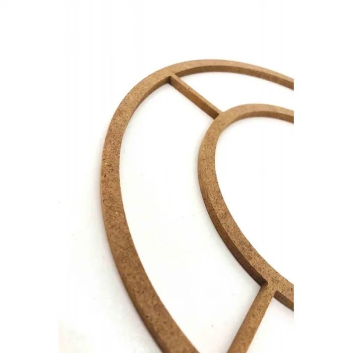 Bağlantılı Dekoratif MDF Kasnak - Bölmeli Çember MDF Kasnak - Dekoratif Çerçeve Kasnak MDF