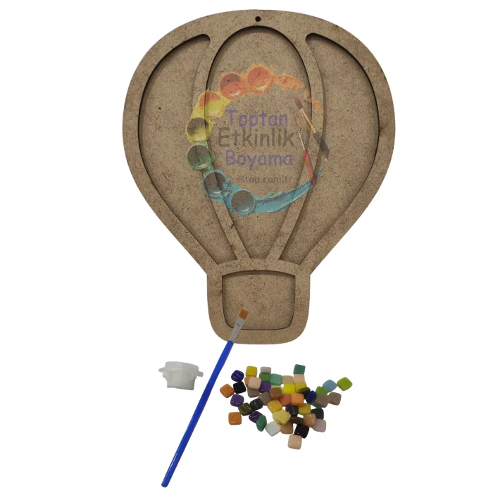 Balon Mozaik Yapma Seti | MDF Mozaik Taş Etkinlik Ürünü
