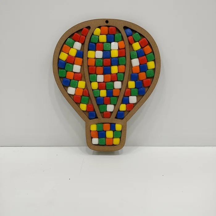 Balon Mozaik Yapma Seti | MDF Mozaik Taş Etkinlik Ürünü