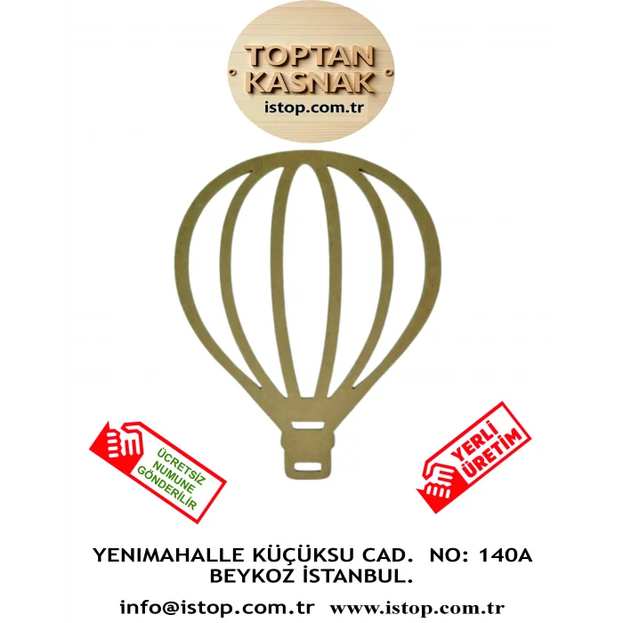 Balon Şeklinde MDF Kasnak - 4 mm