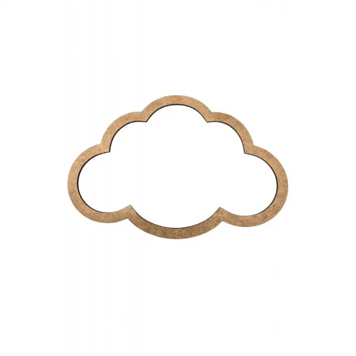Bulut Şeklinde MDF Kasnak - 4 mm