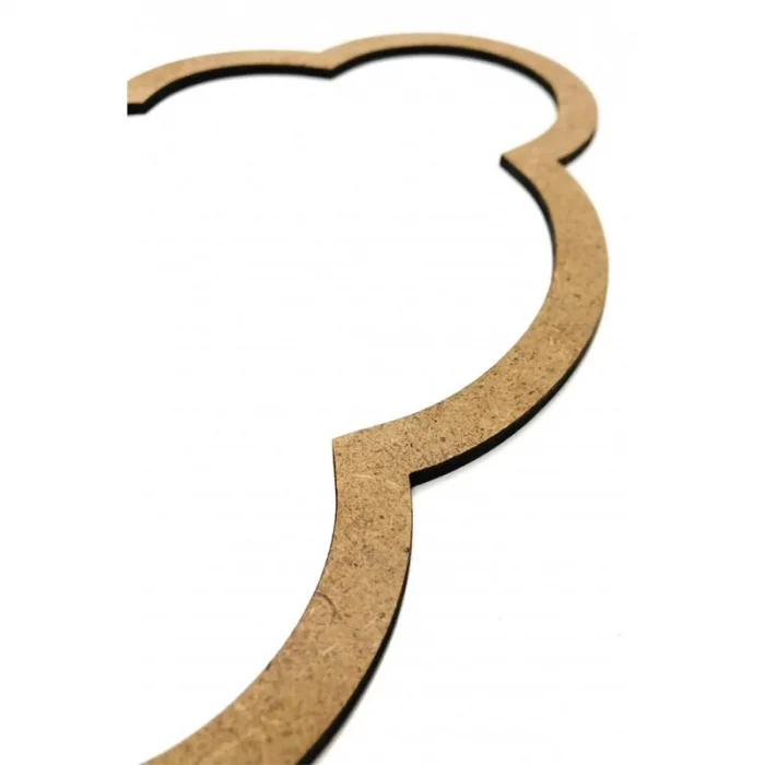Bulut Şeklinde MDF Kasnak - 4 mm