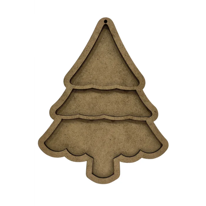 Çam Ağacı Mozaik Seti – Ahşap Mozaik Baz+ Mozaik (Toptan Etkinlik Ürünü)