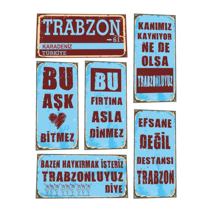 Dekoratif Tablo  Trabzon Spor
