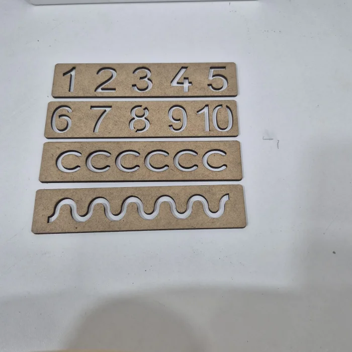 El Kas Geliştirme ve Yazı Geliştirme Ahşap Seti | Çocuklar İçin Eğitici Motor Becerileri ve Yazı Etkinliği | MDF (TOPTAN)