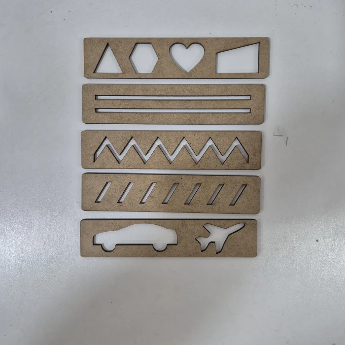 El Kas Geliştirme ve Yazı Geliştirme Ahşap Seti | Çocuklar İçin Eğitici Motor Becerileri ve Yazı Etkinliği | MDF (TOPTAN)