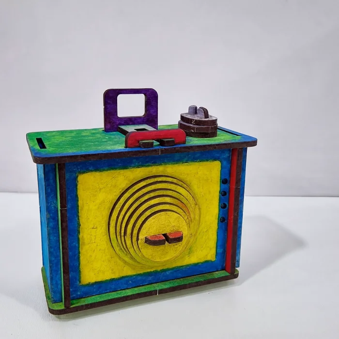 Fotoğraf Makinesi Ahşap Boyama Seti | Çocuklar İçin Eğitici ve Eğlenceli Ahşap Etkinlik | MDF Etkinlik Ürünü (TOPTAN)