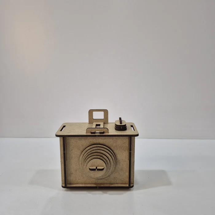 Fotoğraf Makinesi Ahşap Boyama Seti | Çocuklar İçin Eğitici ve Eğlenceli Ahşap Etkinlik | MDF Etkinlik Ürünü (TOPTAN)