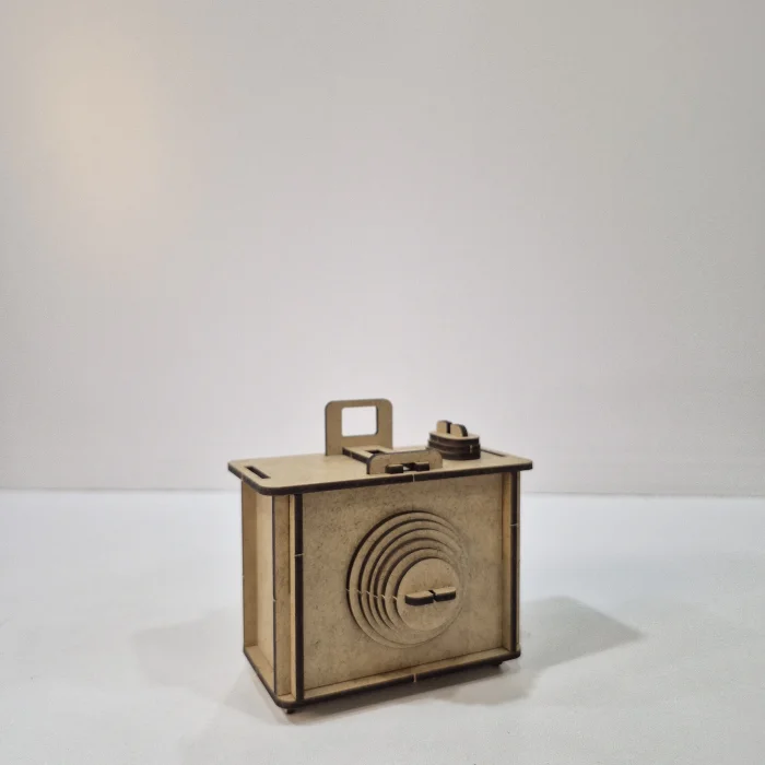 Fotoğraf Makinesi Ahşap Boyama Seti | Çocuklar İçin Eğitici ve Eğlenceli Ahşap Etkinlik | MDF Etkinlik Ürünü (TOPTAN)