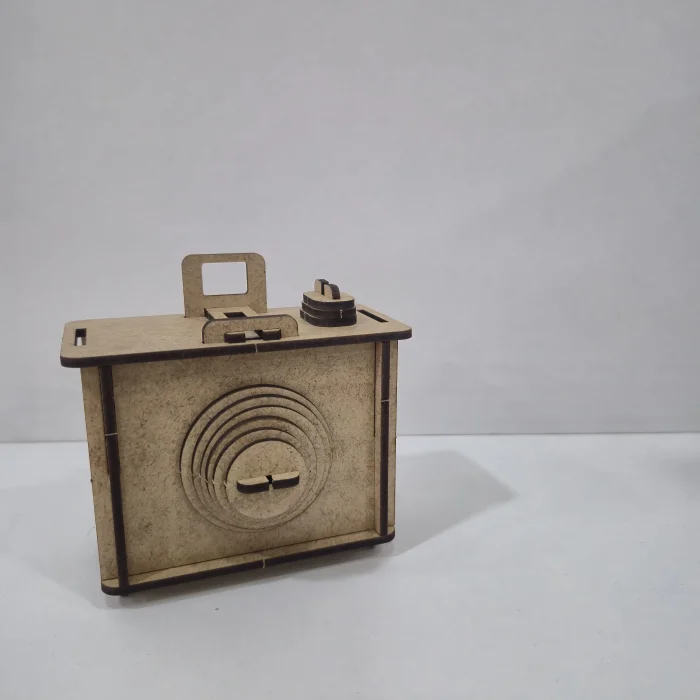 Fotoğraf Makinesi Ahşap Boyama Seti | Çocuklar İçin Eğitici ve Eğlenceli Ahşap Etkinlik | MDF Etkinlik Ürünü (TOPTAN)