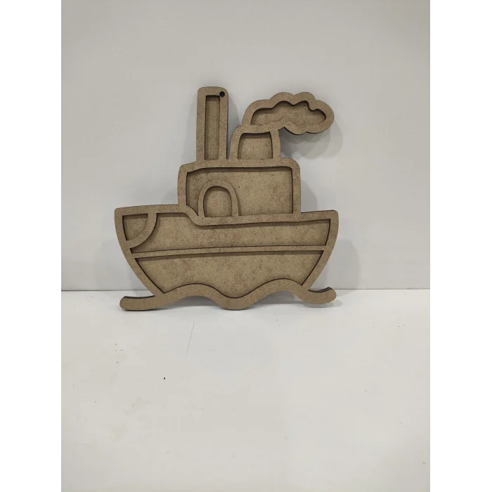 Gemi Mozaik Yapma Seti | MDF Mozaik Baz | Mozaik Taş Etkinlik Ürünü