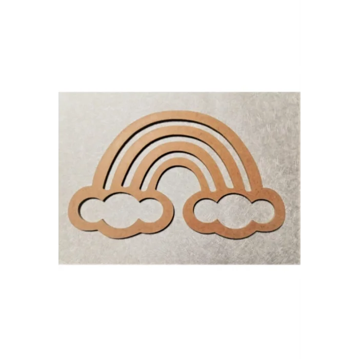 Gökkuşağı Şeklinde MDF Kasnak - 4 mm