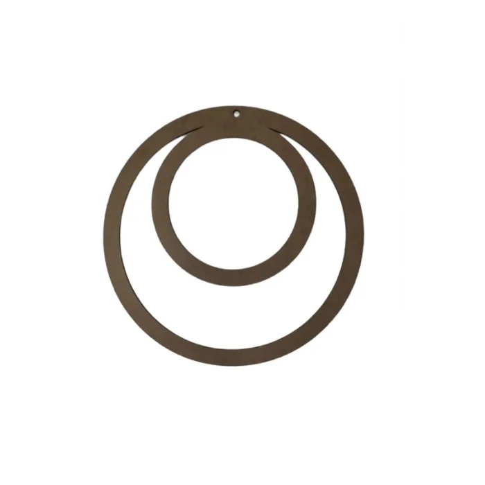 İkili Halka Şeklinde MDF Kasnak - 4 mm