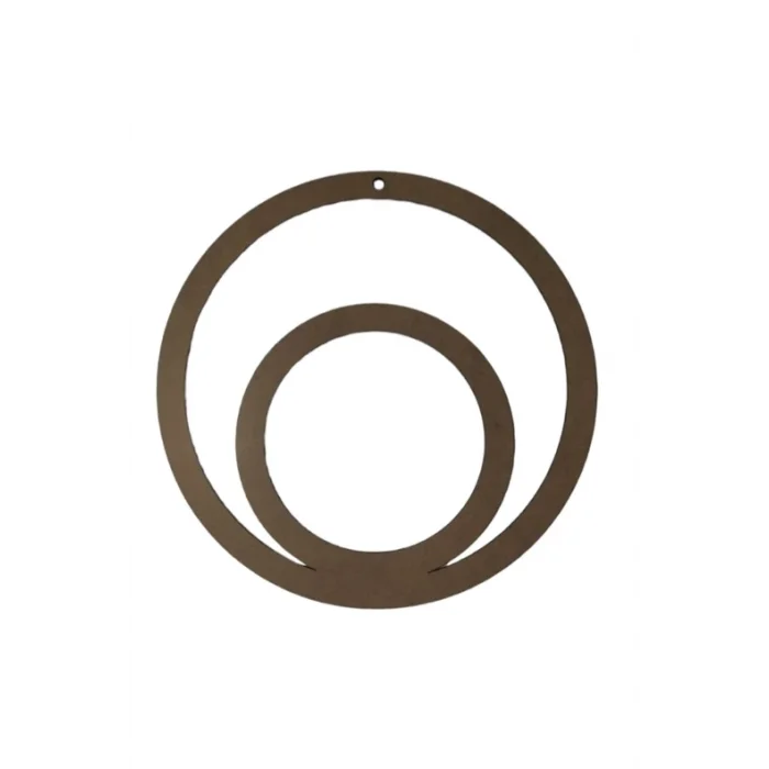 İkili Halka Şeklinde MDF Kasnak - 4 mm