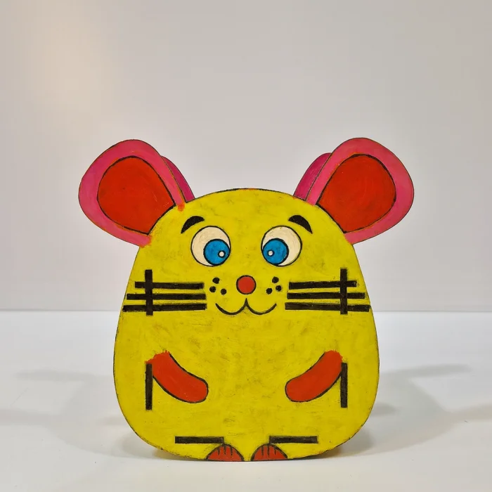 Kalemlik Fare Ahşap Boyama Seti | Çocuklar İçin Eğitici ve Eğlenceli Boyama Etkinliği | MDF Etkinlik Ürünü (TOPTAN)