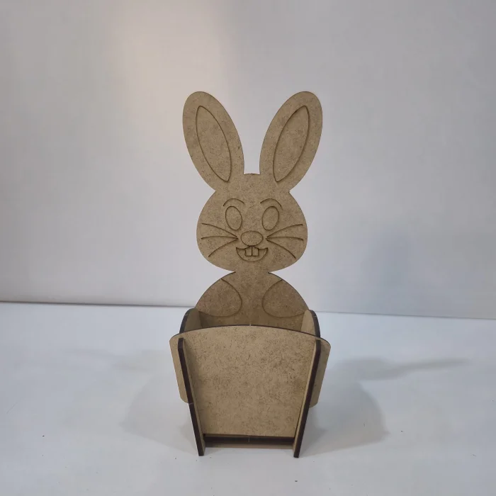 Kalemlik Tavşan Ahşap Boyama Seti | Eğlenceli ve Eğitici Kalemlik Yapımı | MDF Dekoratif Ürün (TOPTAN)