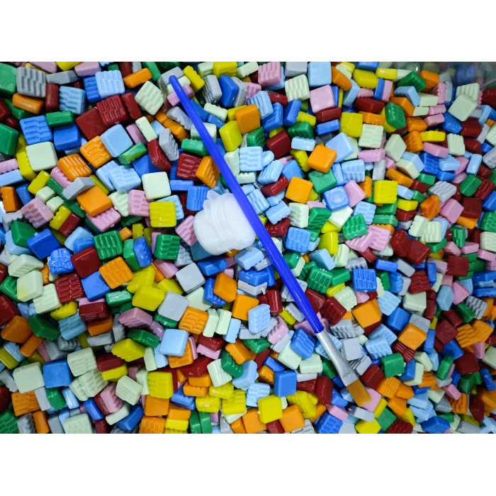 Kalpli Pasta Mozaik Baz + Mozaik Taş Seti – Çocuklar İçin Eğlenceli ve Eğitici Sanat Etkinliği | MDF Figürlü Toptan Ürün