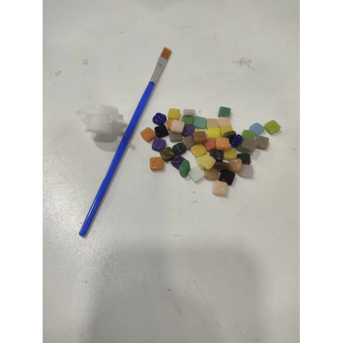 Kedi Mozaik Seti – Çocuklar İçin Eğitici El Becerisi Etkinliği | Mozaik Baz